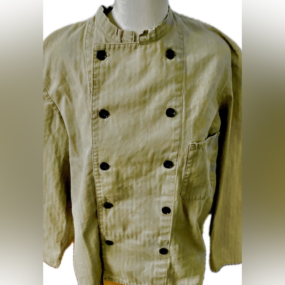 Vintage 70s East German Army Chef Jacket